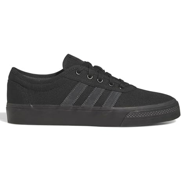Adidas Men's Low Cut Black Sneakers - Size 7 - Picture 1 of 6